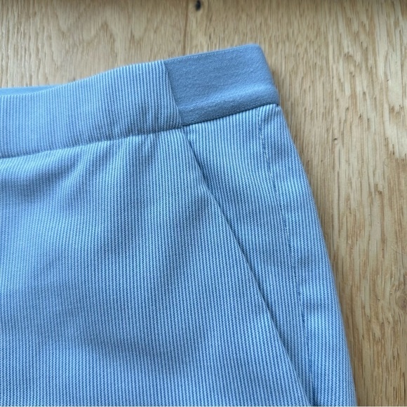 UNIQLO SMART ANKLE PANTS STRIPE WIHTE & LIGHT BLUE - S - Picture 9 of 14